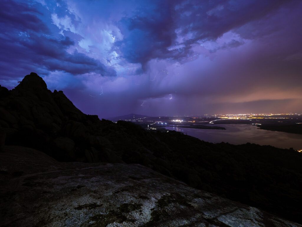 Tormenta desde la pedriza