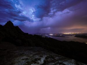 Tormenta desde la pedriza
